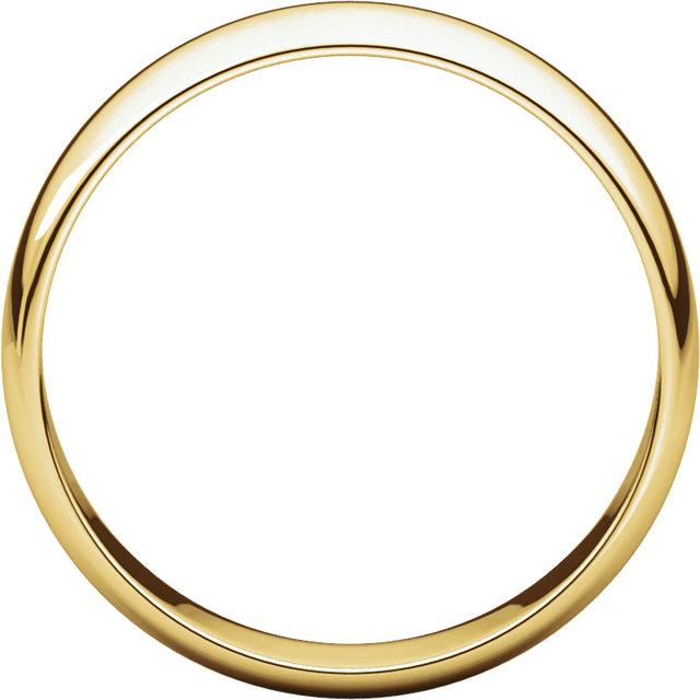 5mm Half Round Wedding Band - I Heart Moissanites