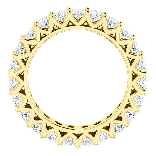 6.90ct Oval Moissanite Eternity Band - I Heart Moissanites