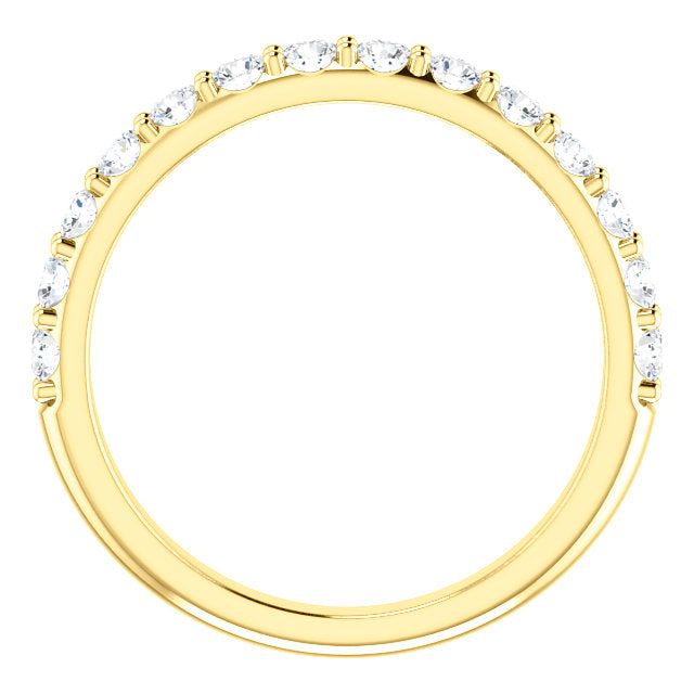 Diamond Wedding Band - I Heart Moissanites