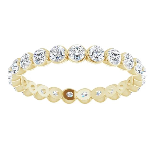 Round Brilliant Lab Grown Diamond Eternity Band