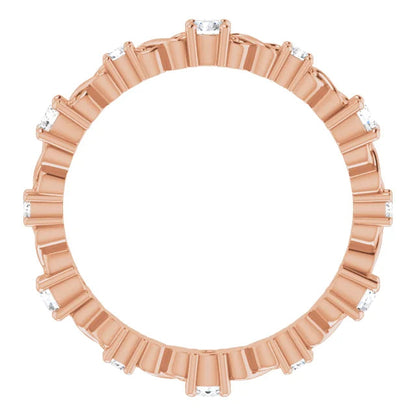 Stack Round Brilliant Eternity Anniversary Band