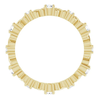 Stack Round Brilliant Eternity Anniversary Band