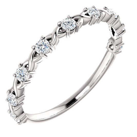 Twist Style Wedding Band