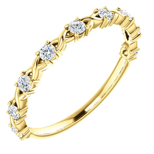 Twist Style Wedding Band