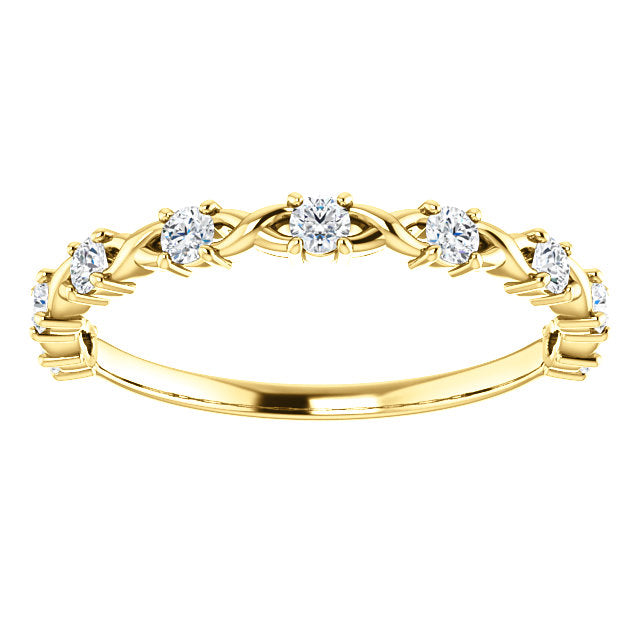 Twist Style Wedding Band