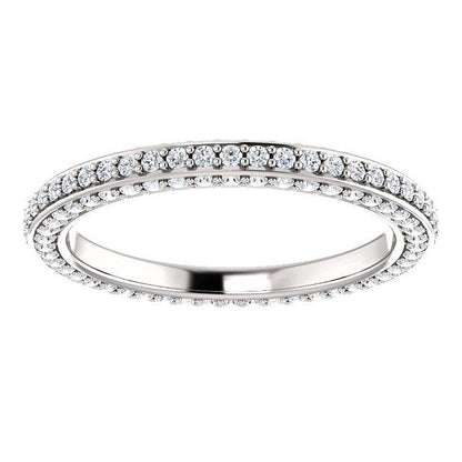 Moissanite Eternity Band - I Heart Moissanites