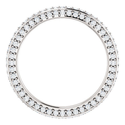 Moissanite Eternity Band - I Heart Moissanites