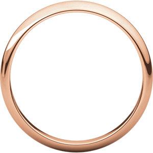 4mm Half Round Wedding Band - I Heart Moissanites