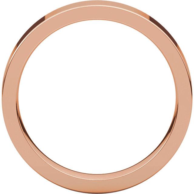 4mm Flat Comfort Fit Wedding Band - I Heart Moissanites