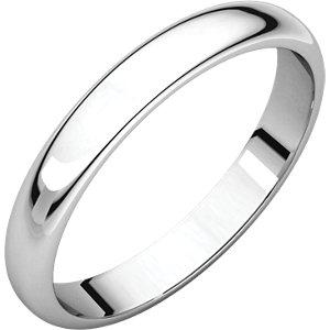 4mm Half Round Wedding Band - I Heart Moissanites