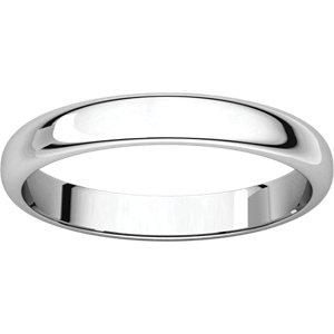 4mm Half Round Wedding Band - I Heart Moissanites