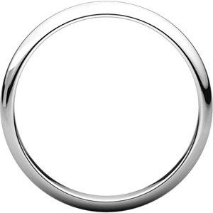 4mm Half Round Wedding Band - I Heart Moissanites