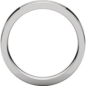 4mm Flat Comfort Fit Wedding Band - I Heart Moissanites