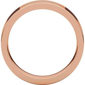 5mm Flat Comfort Fit Wedding Band - I Heart Moissanites