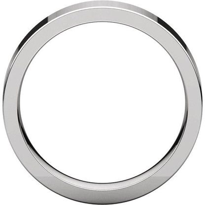 5mm Flat Comfort Fit Wedding Band - I Heart Moissanites