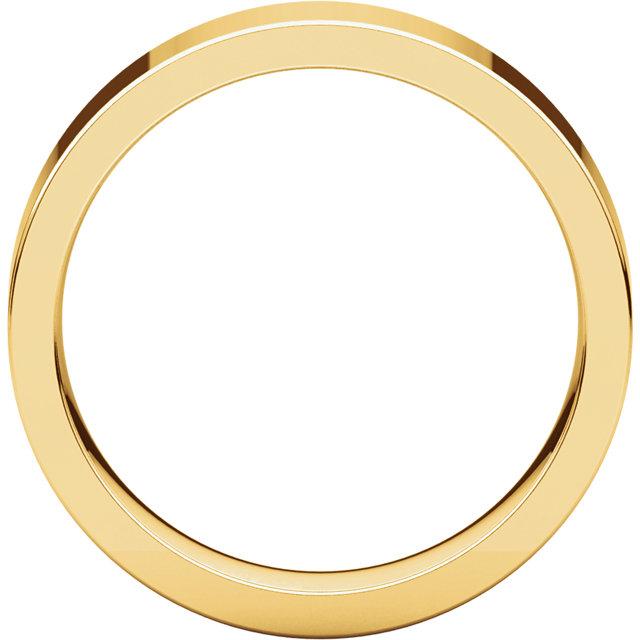 5mm Flat Comfort Fit Wedding Band - I Heart Moissanites