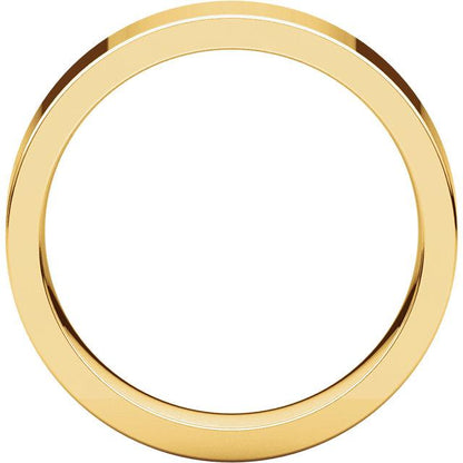 5mm Flat Comfort Fit Wedding Band - I Heart Moissanites
