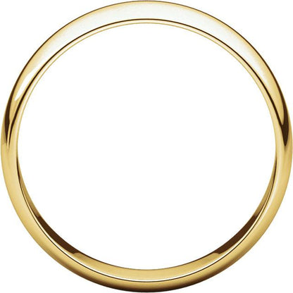 5mm Half Round Wedding Band - I Heart Moissanites