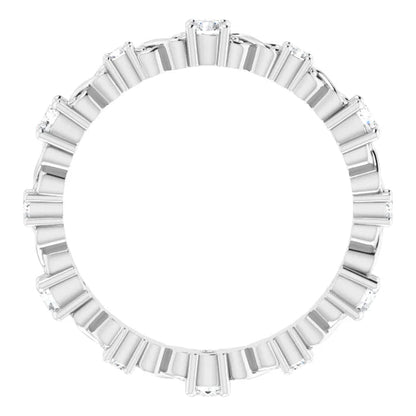 Stack Round Brilliant Eternity Anniversary Band