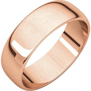 6mm Half Round Wedding Band - I Heart Moissanites