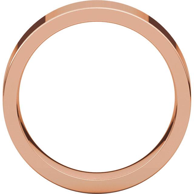 6mm Flat Comfort Fit Wedding Band - I Heart Moissanites