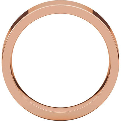6mm Flat Comfort Fit Wedding Band - I Heart Moissanites