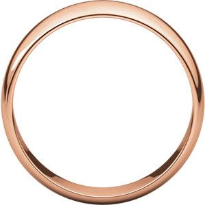 6mm Half Round Wedding Band - I Heart Moissanites