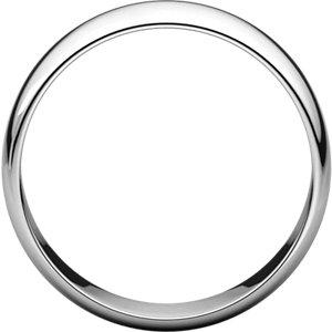 6mm Half Round Wedding Band - I Heart Moissanites
