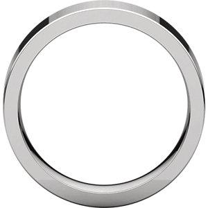 6mm Flat Comfort Fit Wedding Band - I Heart Moissanites