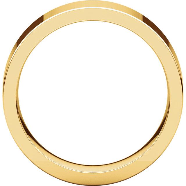 6mm Flat Comfort Fit Wedding Band - I Heart Moissanites