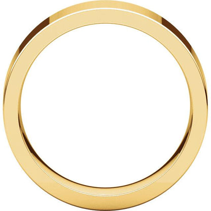 6mm Flat Comfort Fit Wedding Band - I Heart Moissanites