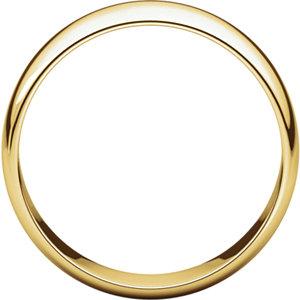 6mm Half Round Wedding Band - I Heart Moissanites