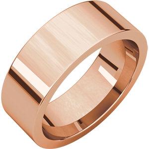 7mm Flat Comfort Fit Wedding Band - I Heart Moissanites