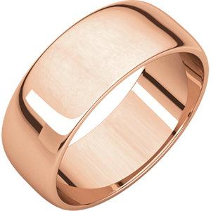 7mm Half Round Wedding Band - I Heart Moissanites