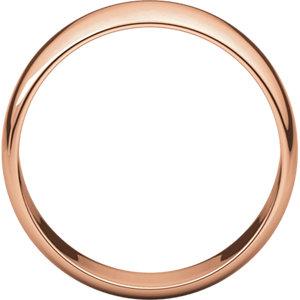 7mm Half Round Wedding Band - I Heart Moissanites