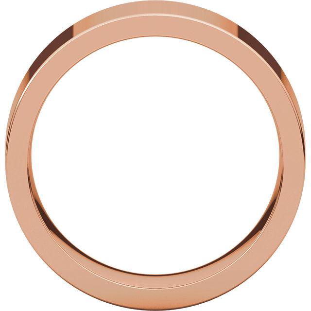7mm Flat Comfort Fit Wedding Band - I Heart Moissanites