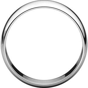 7mm Half Round Wedding Band - I Heart Moissanites