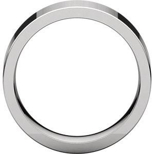 7mm Flat Comfort Fit Wedding Band - I Heart Moissanites