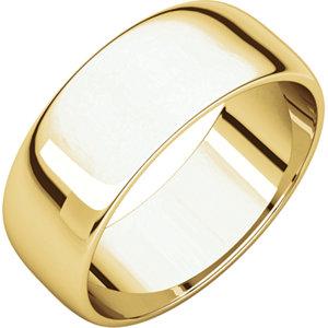 7mm Half Round Wedding Band - I Heart Moissanites