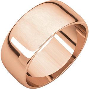 8mm Half Round Wedding Band - I Heart Moissanites