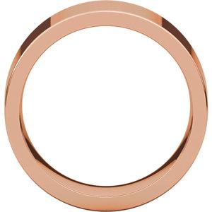 8mm Flat Comfort Fit Wedding Band - I Heart Moissanites