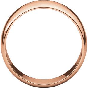 8mm Half Round Wedding Band - I Heart Moissanites