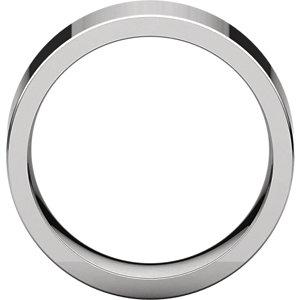 8mm Flat Comfort Fit Wedding Band - I Heart Moissanites