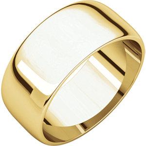 8mm Half Round Wedding Band - I Heart Moissanites