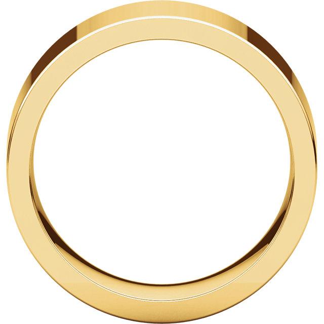 8mm Flat Comfort Fit Wedding Band - I Heart Moissanites