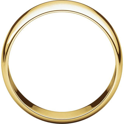 8mm Half Round Wedding Band - I Heart Moissanites