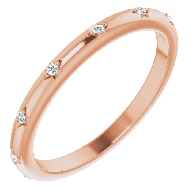 Round Brilliant Lab Grown Diamond Eternity Band