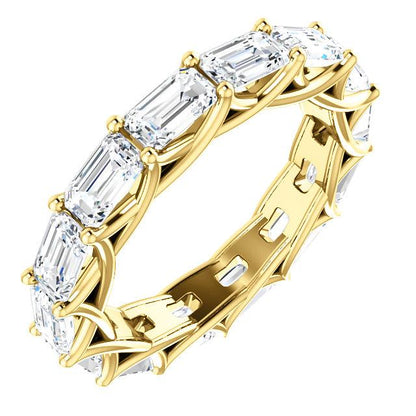 3.00ct Emerald Lab Grown Diamond Eternity Band