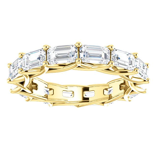 3.00ct Emerald Lab Grown Diamond Eternity Band