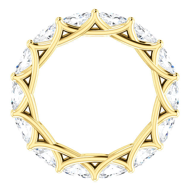 3.00ct Oval Lab Grown Diamond Eternity Band
